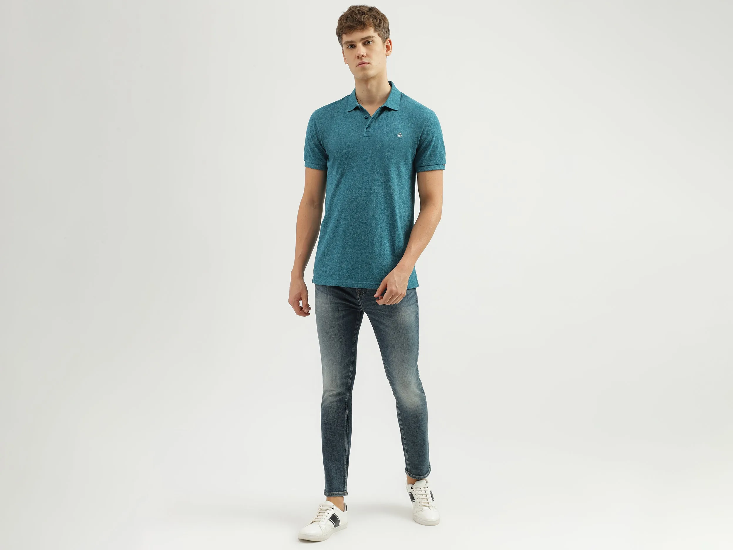 Men's Solid Low Crotch Jeans