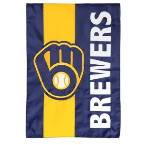 Milwaukee Brewers, Embellish Reg Flag,15sf4215b