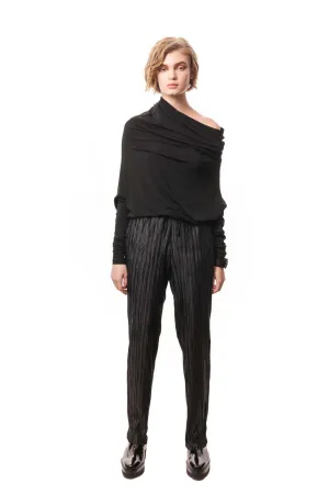 Minori Pleated Peg Leg Pants