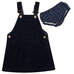 Navy Corduroy Dress