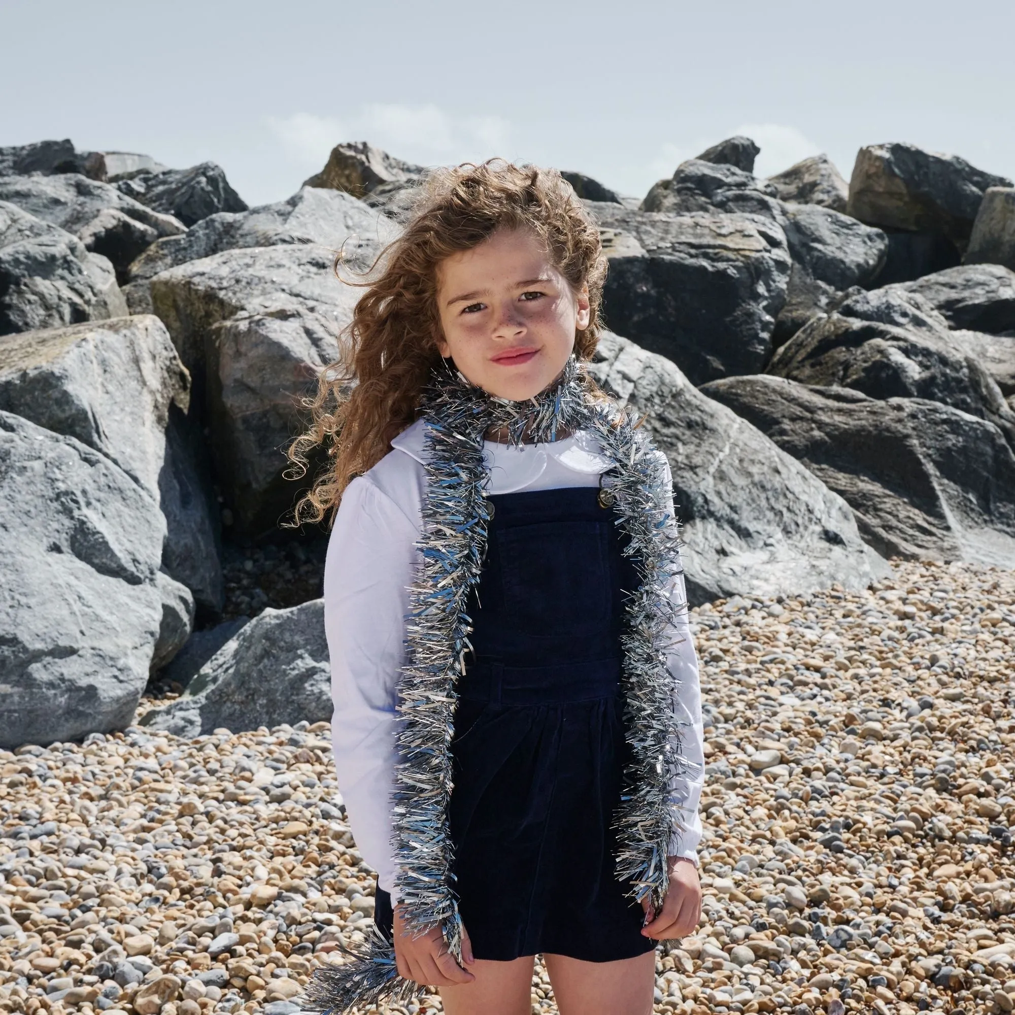 Navy Corduroy Dress