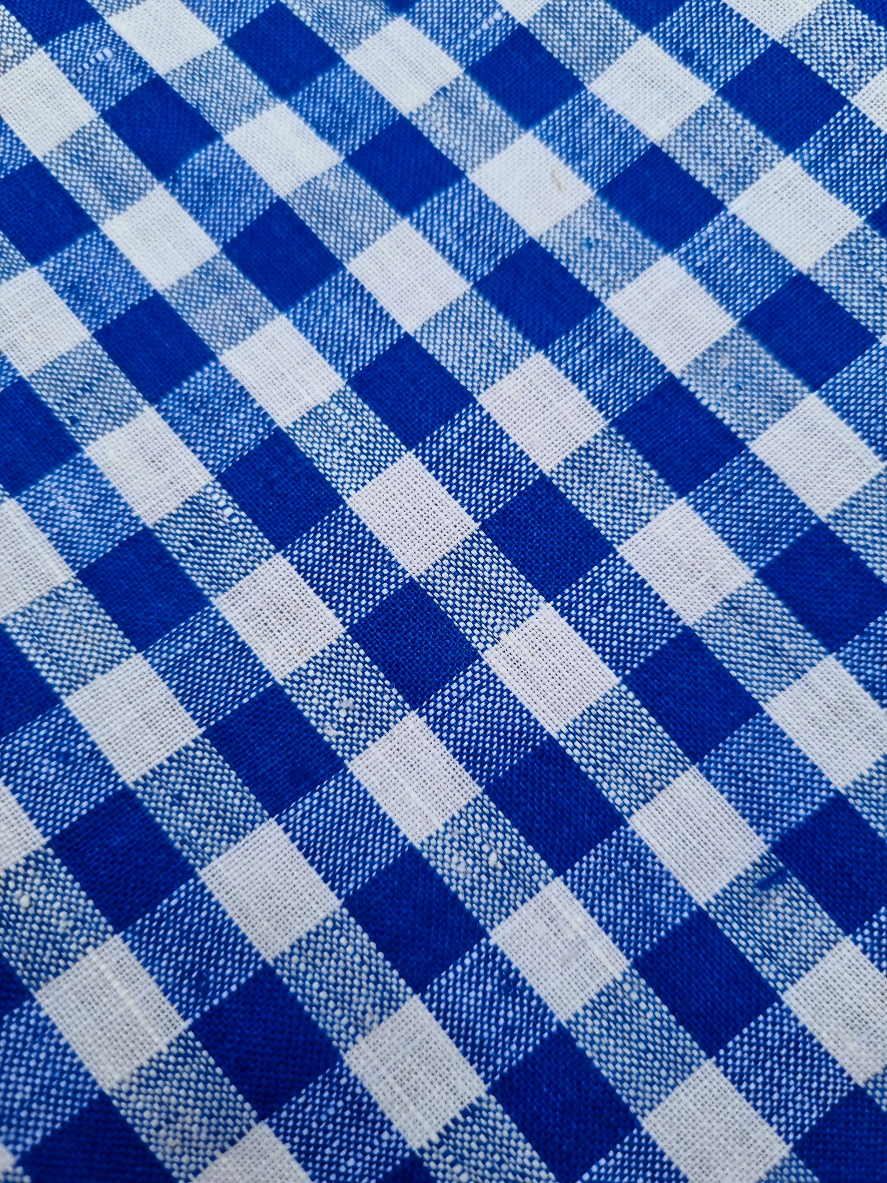 Nehru jacket - linen check