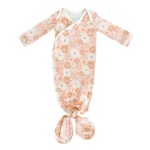 Newborn Knotted Gown - Penny