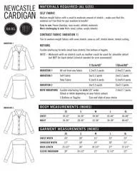 Newcastle Cardigan Sewing Pattern by Thread Theory