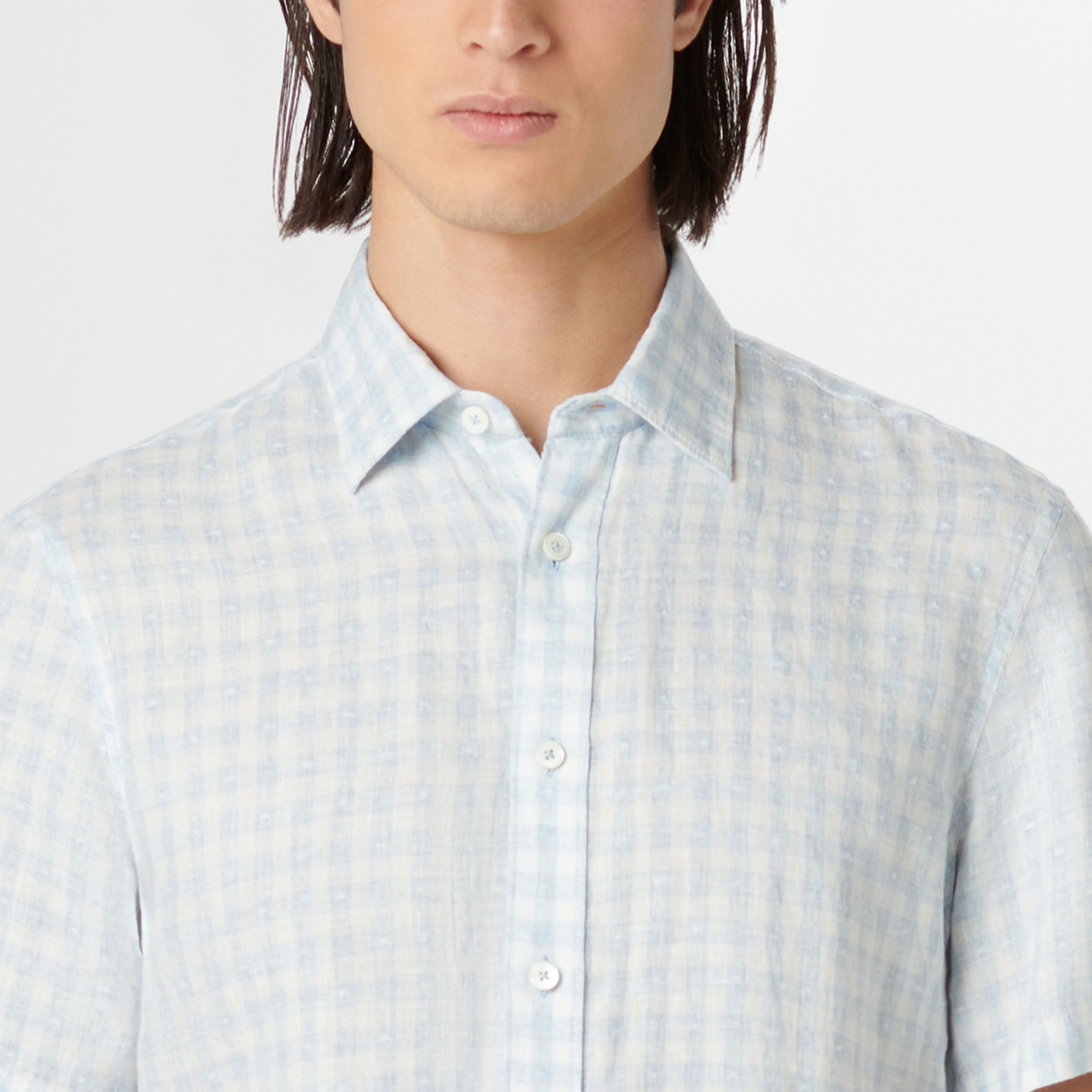 Orson Gingham Check Short Sleeve Shirt