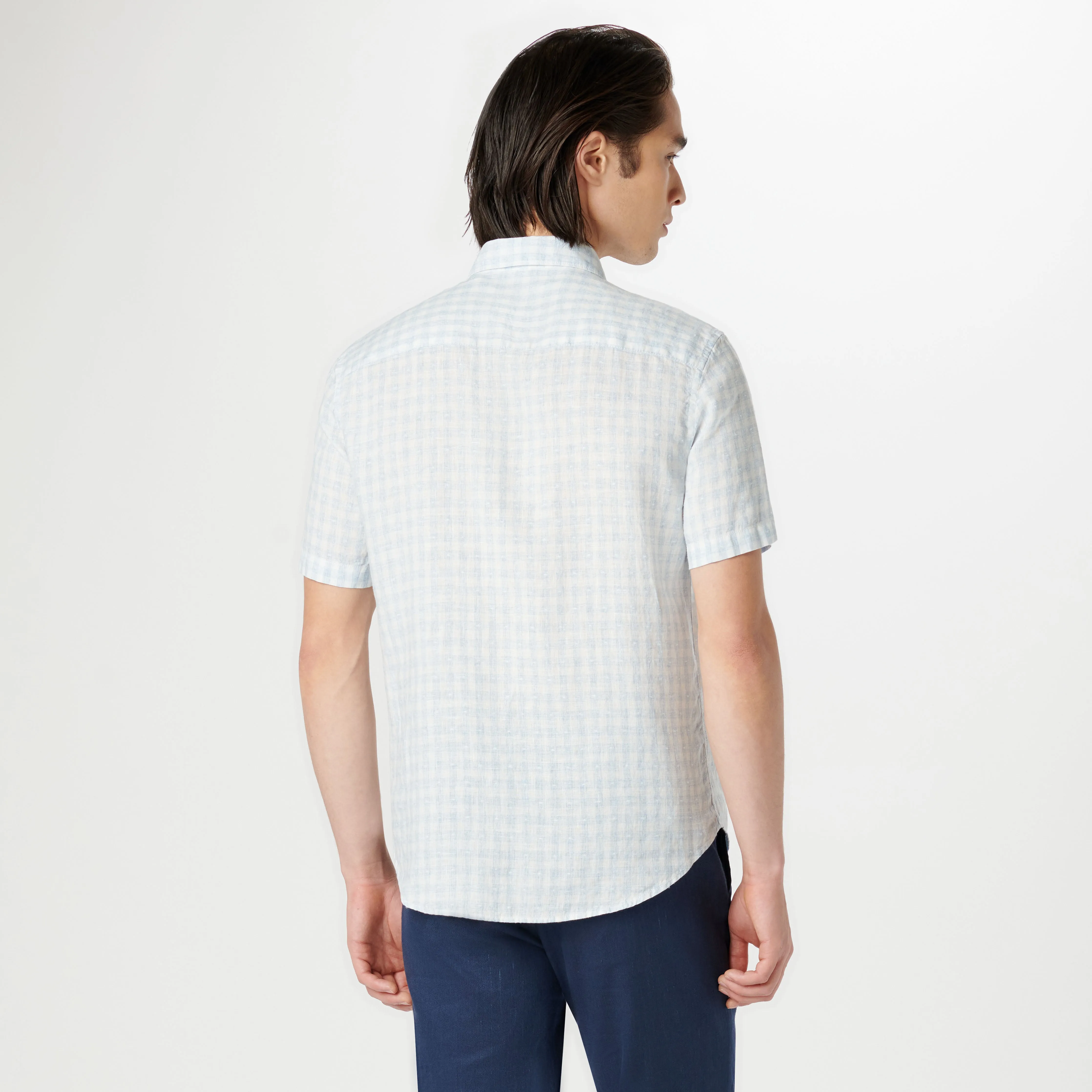 Orson Gingham Check Short Sleeve Shirt