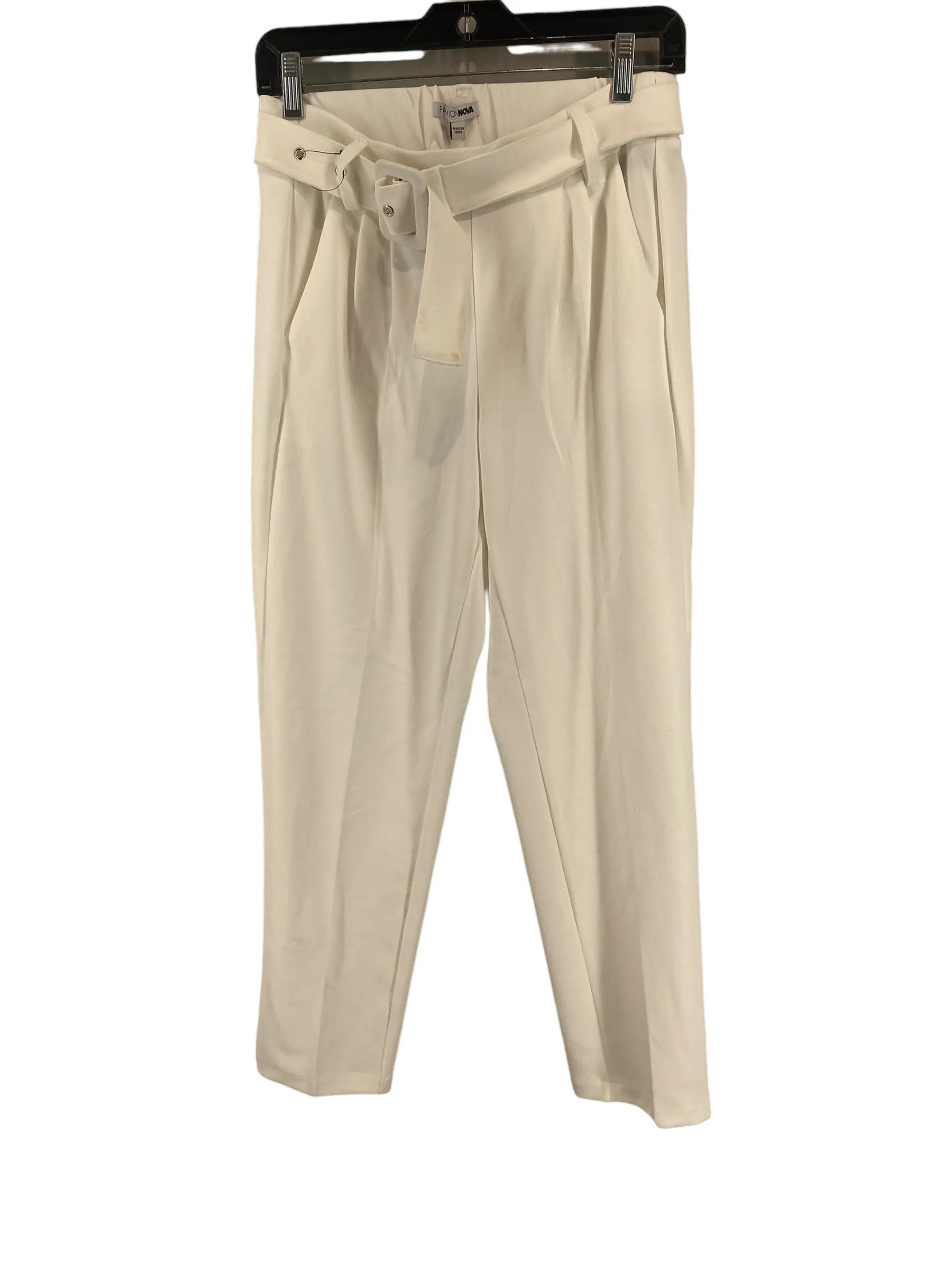 Pants Dress By Fashion Nova In White, Size: M