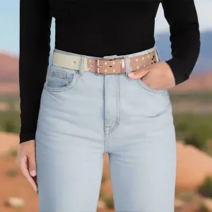 Pastel Abstract Pattern Belt for Trendy Fashion