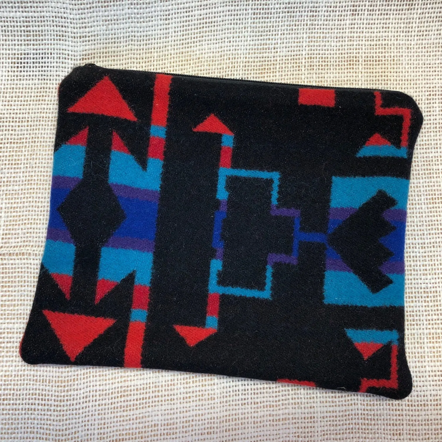 Pendleton Wool Zipper Pouch 9x7"
