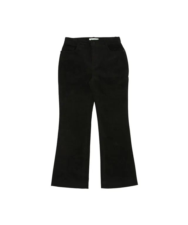 PIV'VEE Classic Corduroy Trousers - Ebony Black