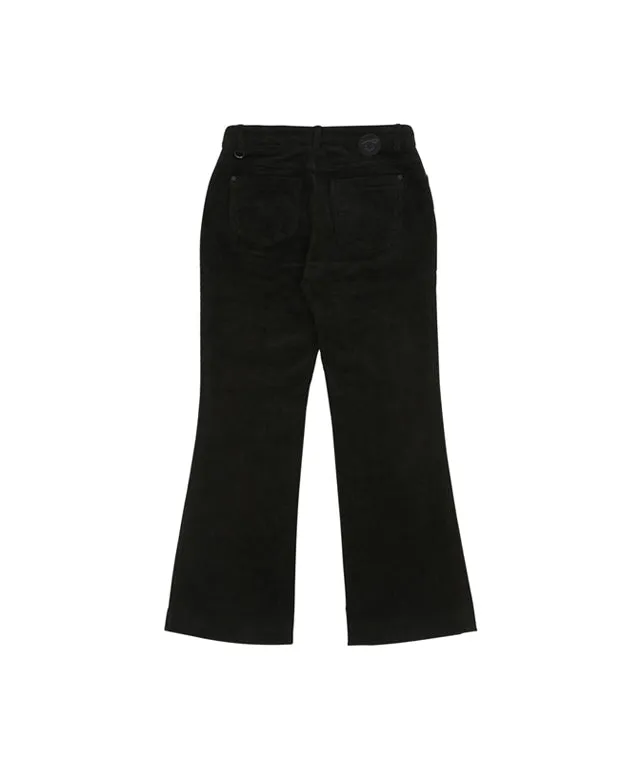 PIV'VEE Classic Corduroy Trousers - Ebony Black