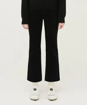 PIV'VEE Classic Corduroy Trousers - Ebony Black