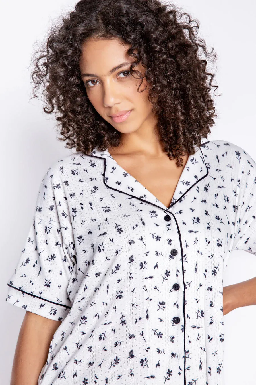 PJ Salvage Around The Edges Floral PJ Set