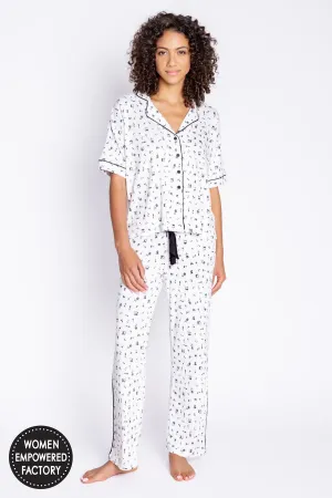 PJ Salvage Around The Edges Floral PJ Set