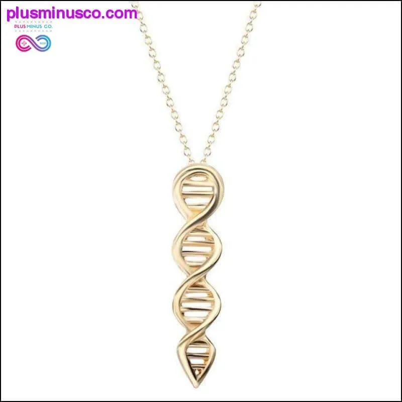 PlusMinus Science Jewelry DNA Molecule Necklace