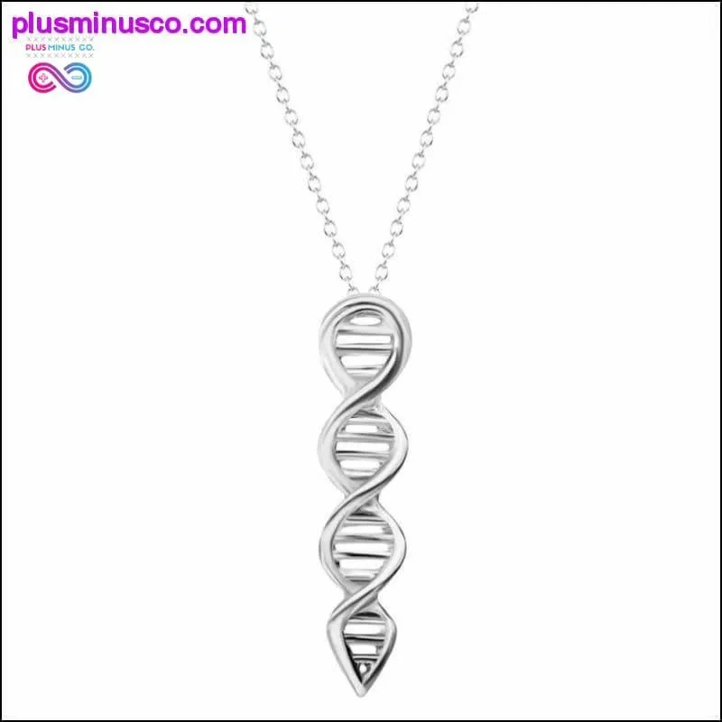 PlusMinus Science Jewelry DNA Molecule Necklace