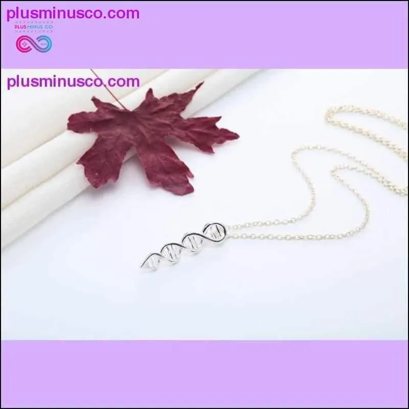 PlusMinus Science Jewelry DNA Molecule Necklace