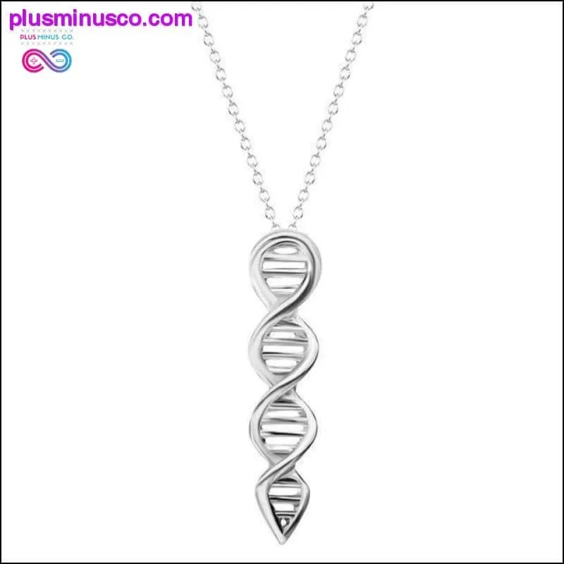 PlusMinus Science Jewelry DNA Molecule Necklace