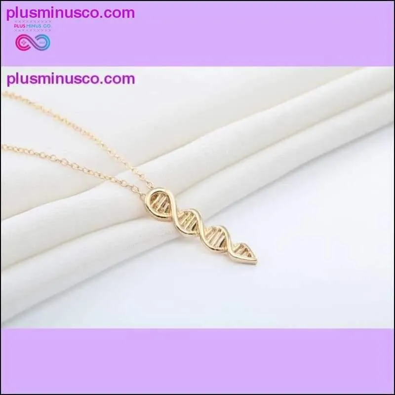 PlusMinus Science Jewelry DNA Molecule Necklace