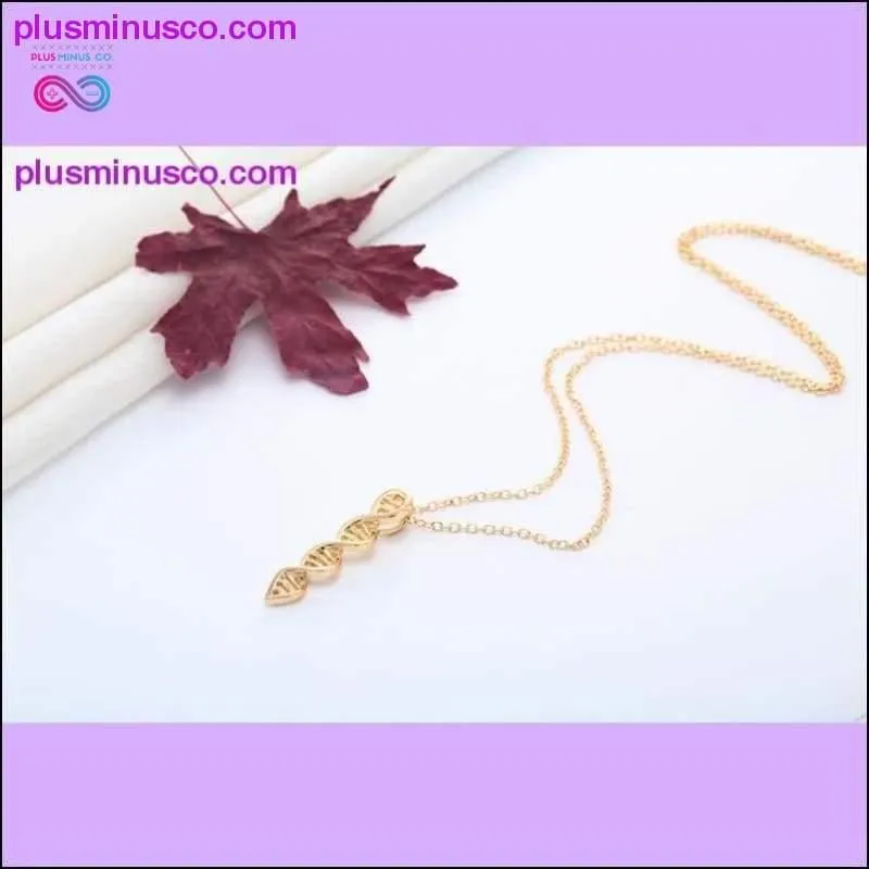 PlusMinus Science Jewelry DNA Molecule Necklace