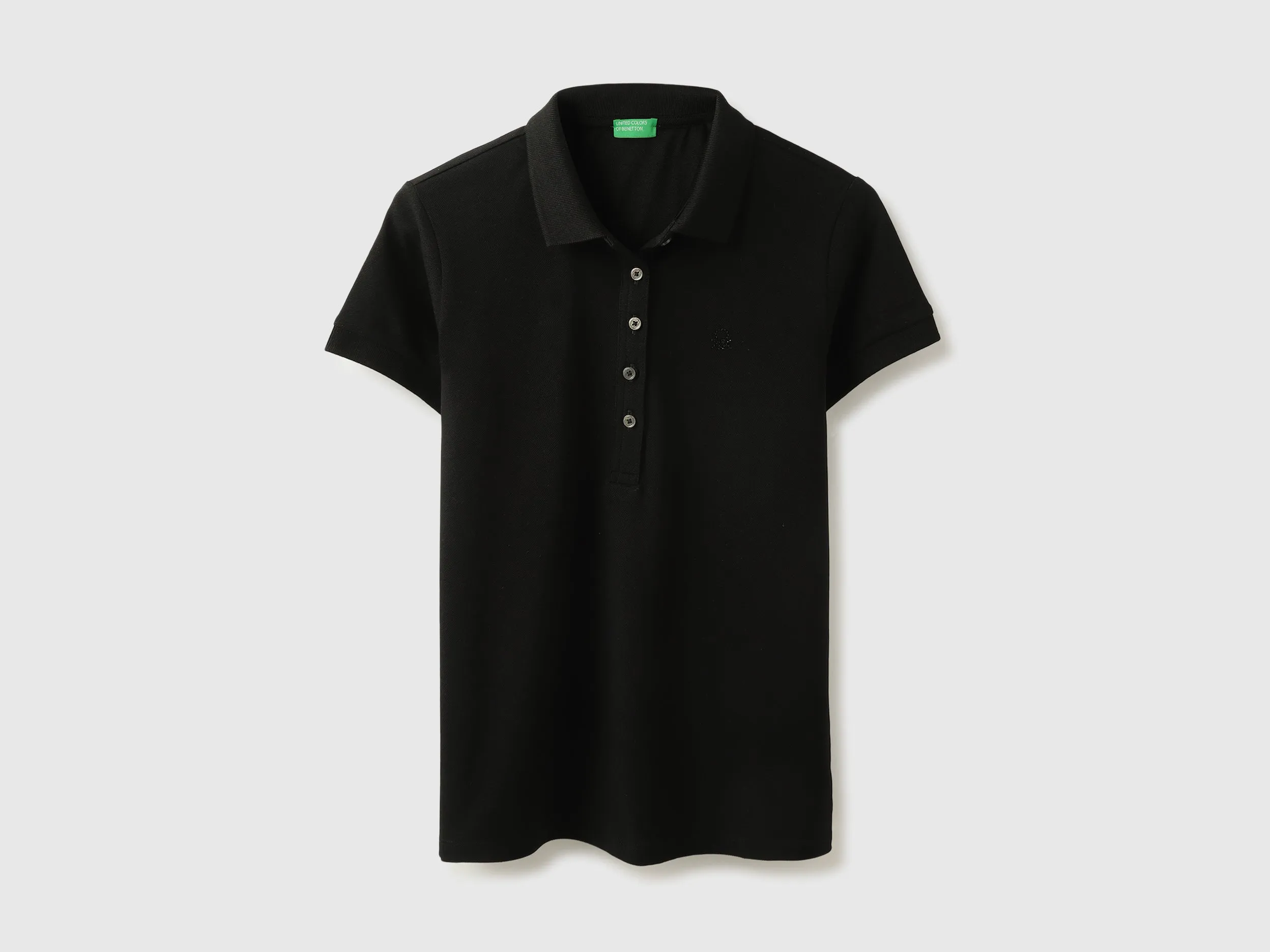 Polo Neck Solid T-Shirt