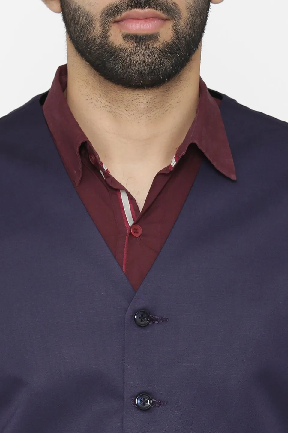 Polyester Cotton Blue Jacket