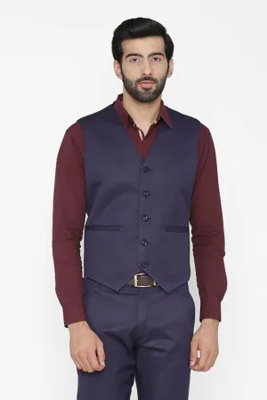 Polyester Cotton Blue Jacket