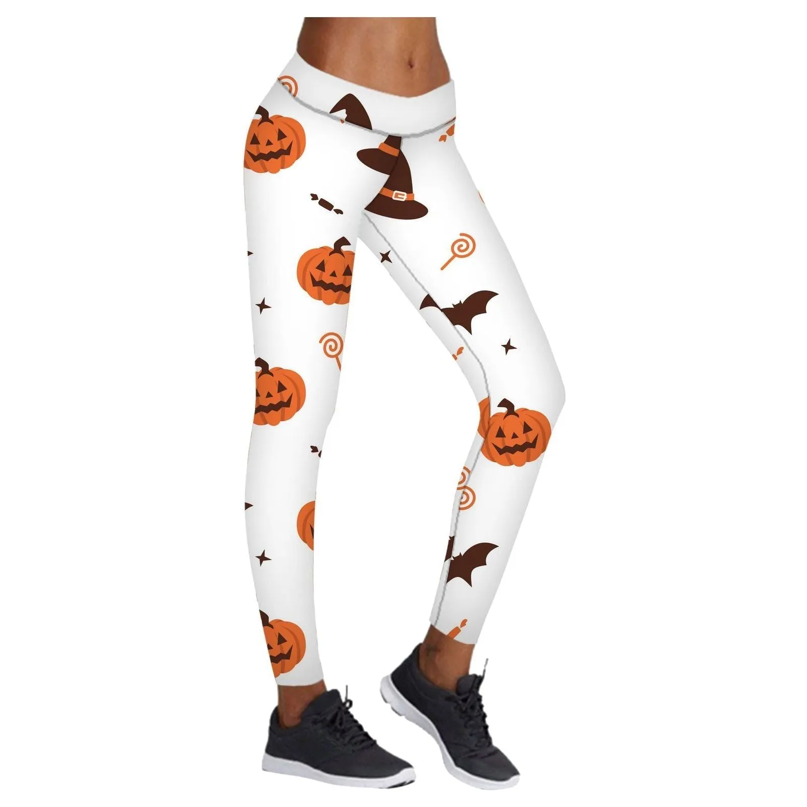 Printed Leggings Halloween Sports Yoga Pants High Stretch Pencil Pants