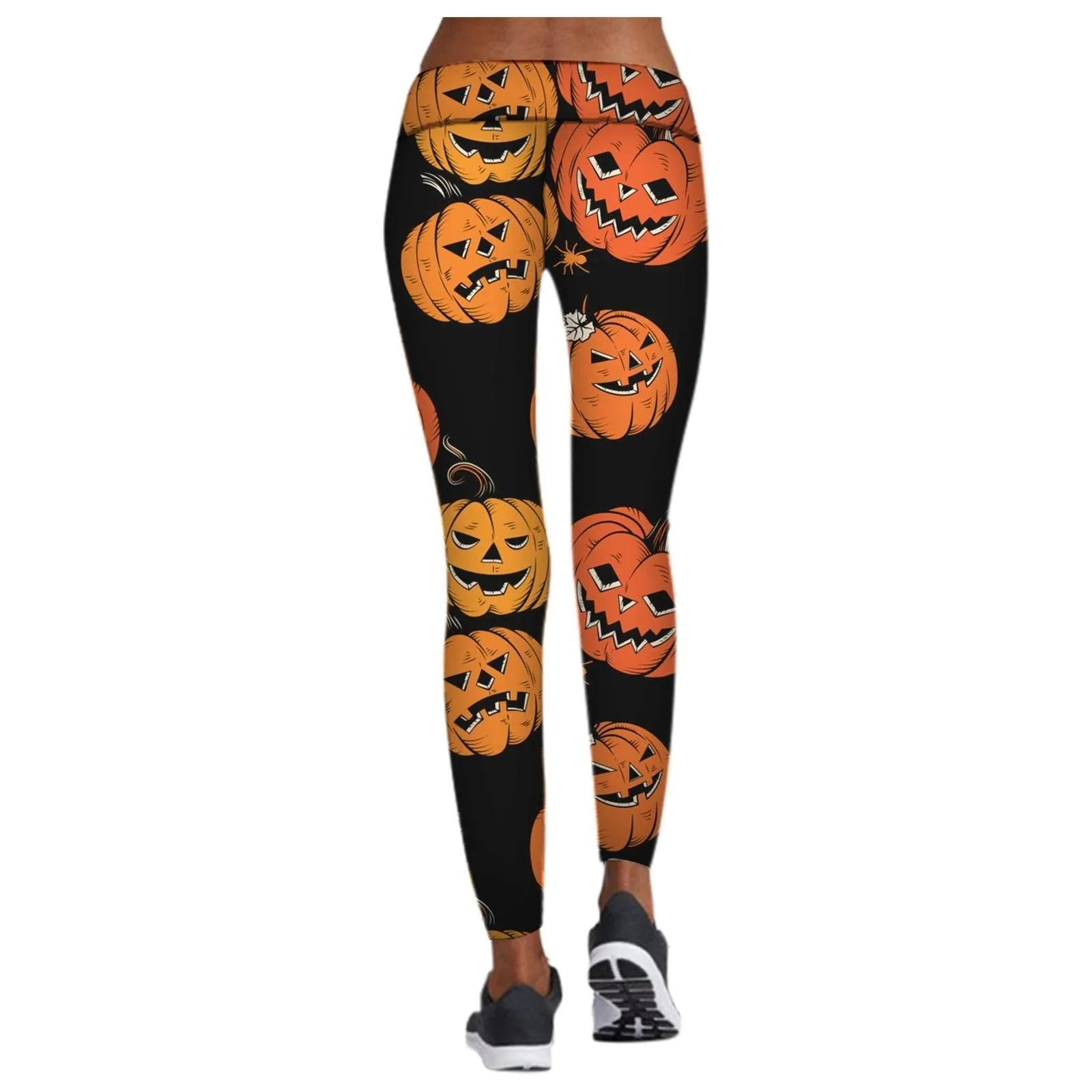 Printed Leggings Halloween Sports Yoga Pants High Stretch Pencil Pants