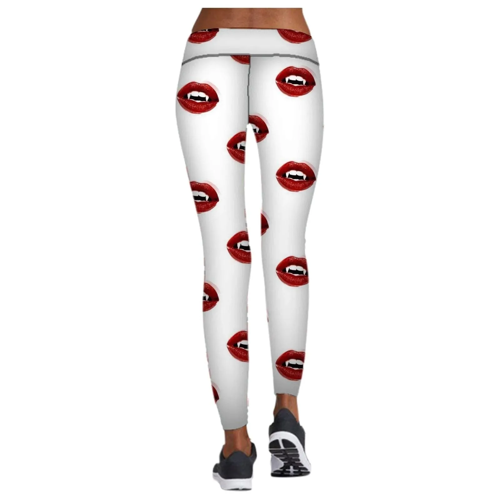Printed Leggings Halloween Sports Yoga Pants High Stretch Pencil Pants