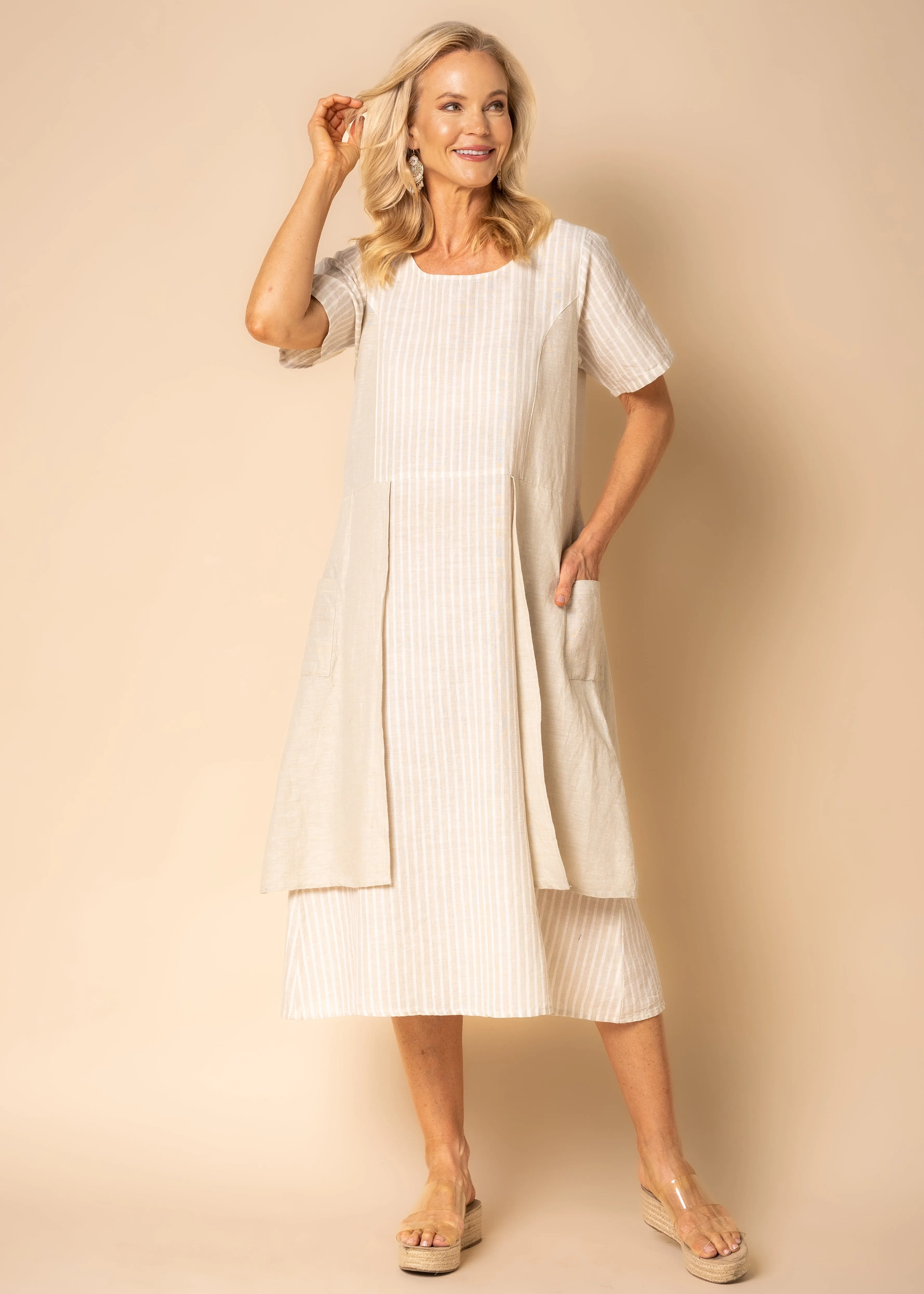 Ramsey Dress in Latte
