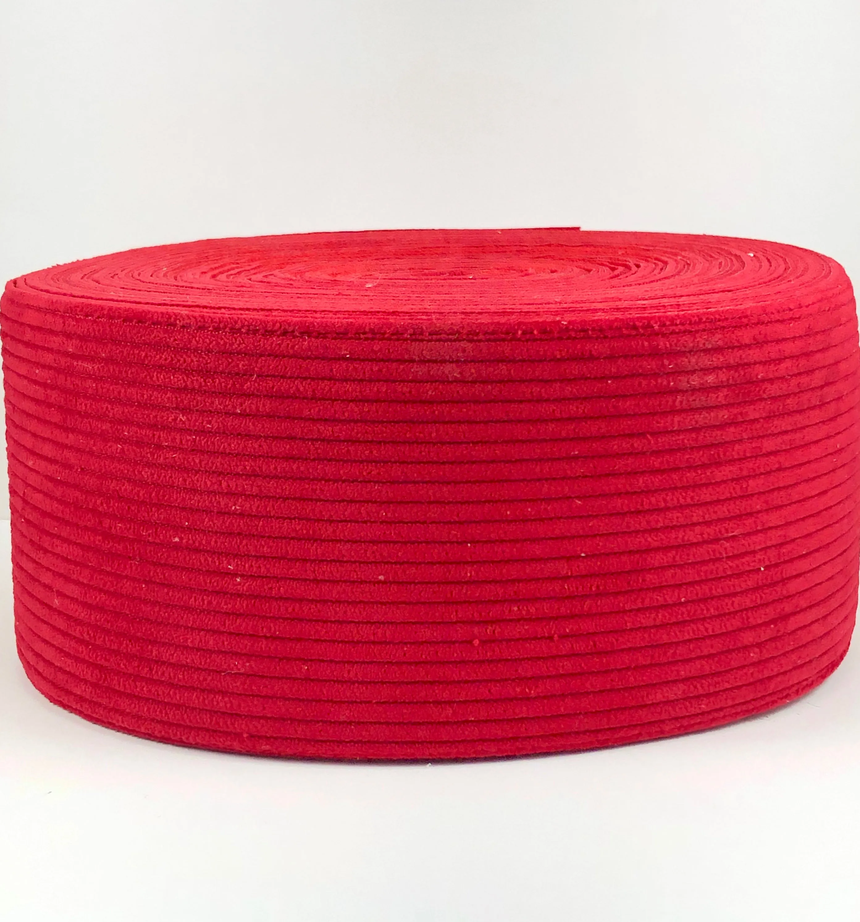 Red Corduroy Ribbon - 3 Inch