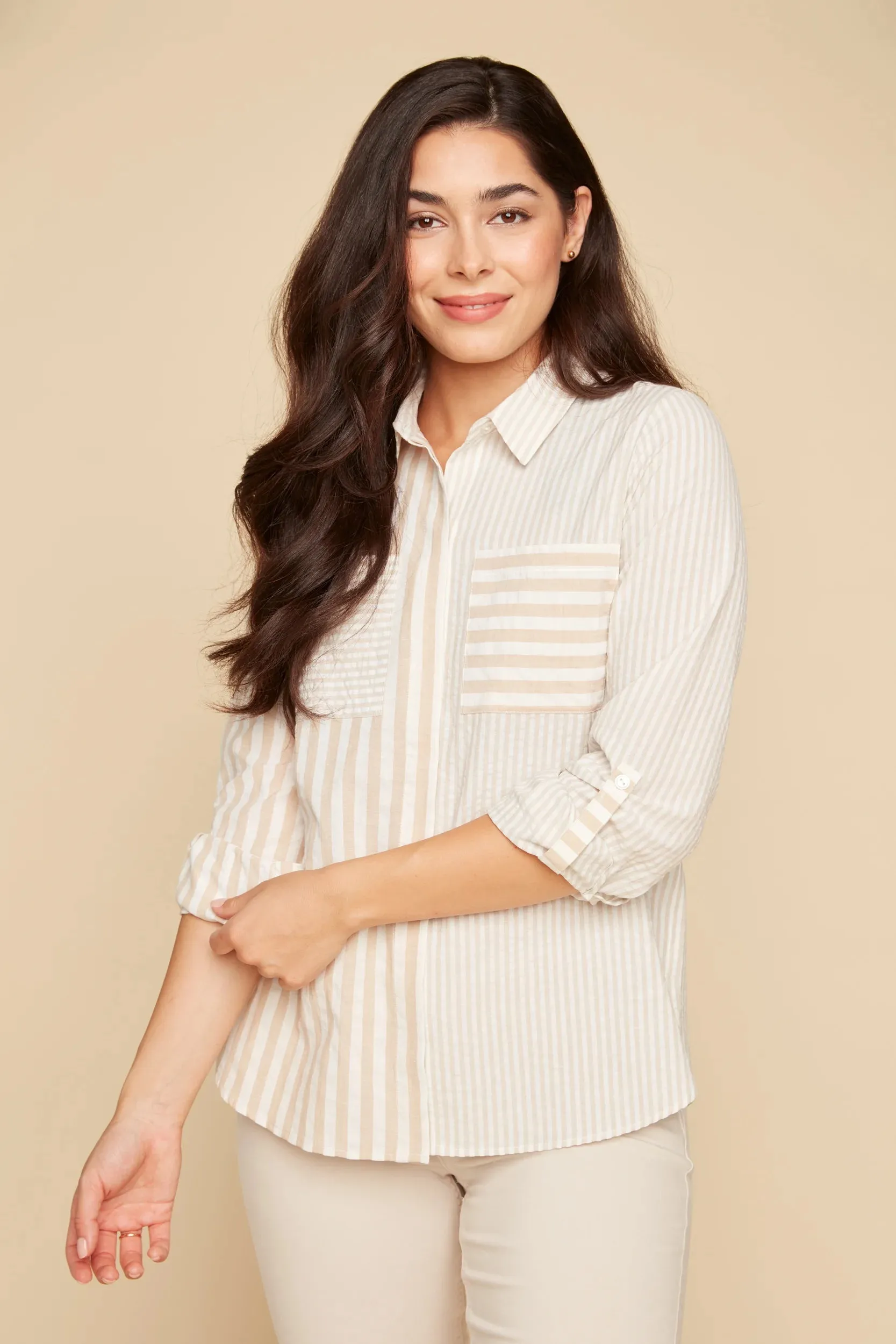 Renuar Collection Woven Blouse, Style #R5166