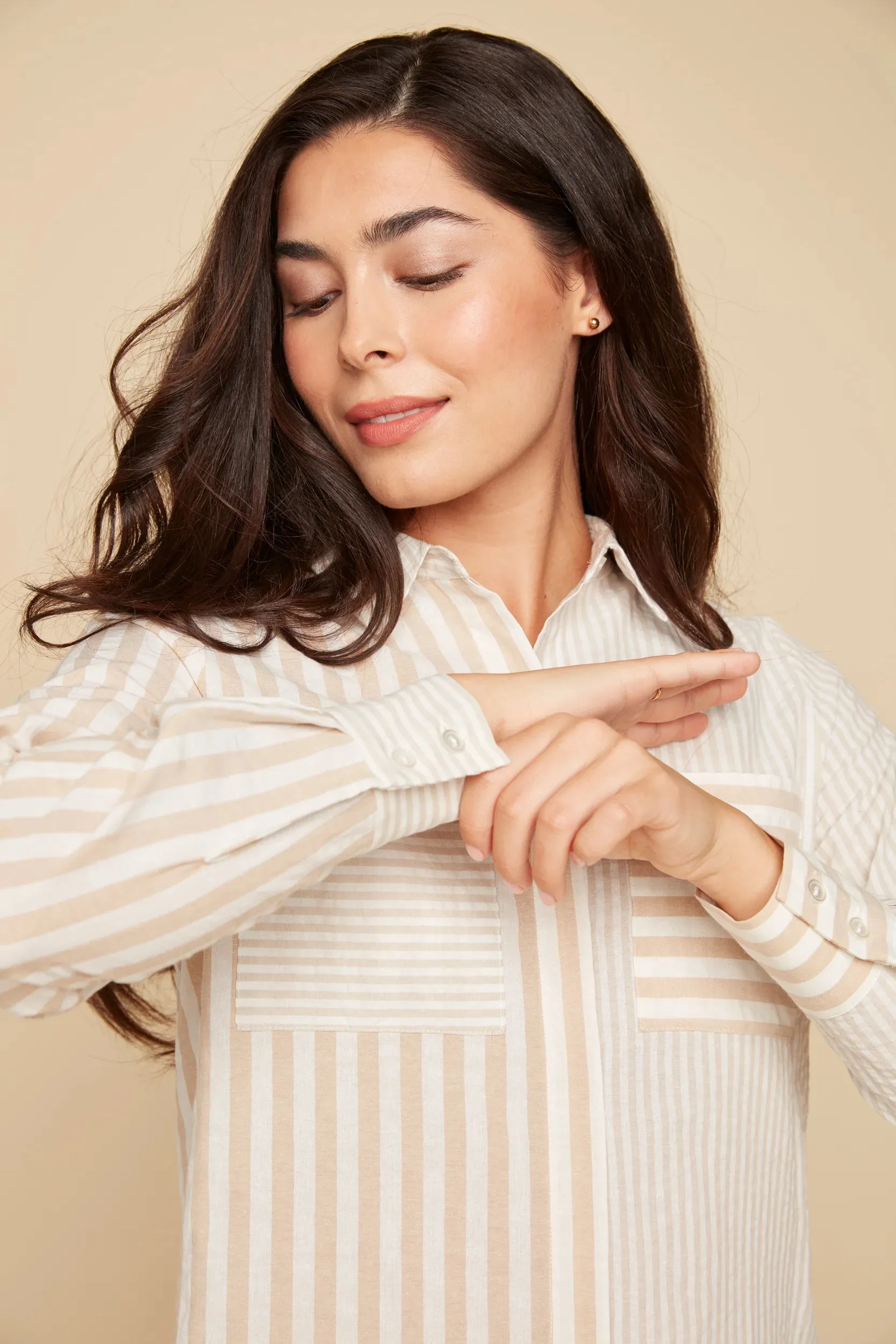 Renuar Collection Woven Blouse, Style #R5166