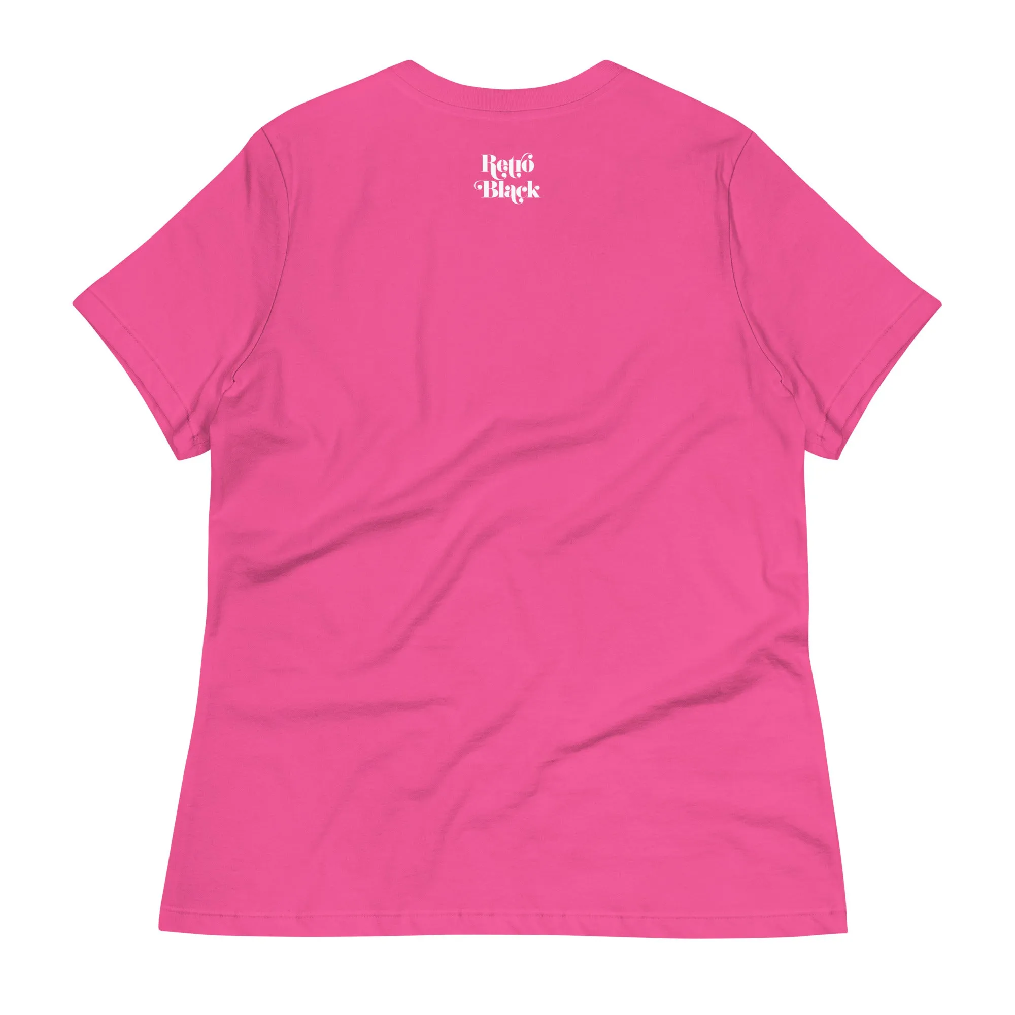 Retro Black Be Careful Who You Call Your Friends Women's Relaxed T-Shirt