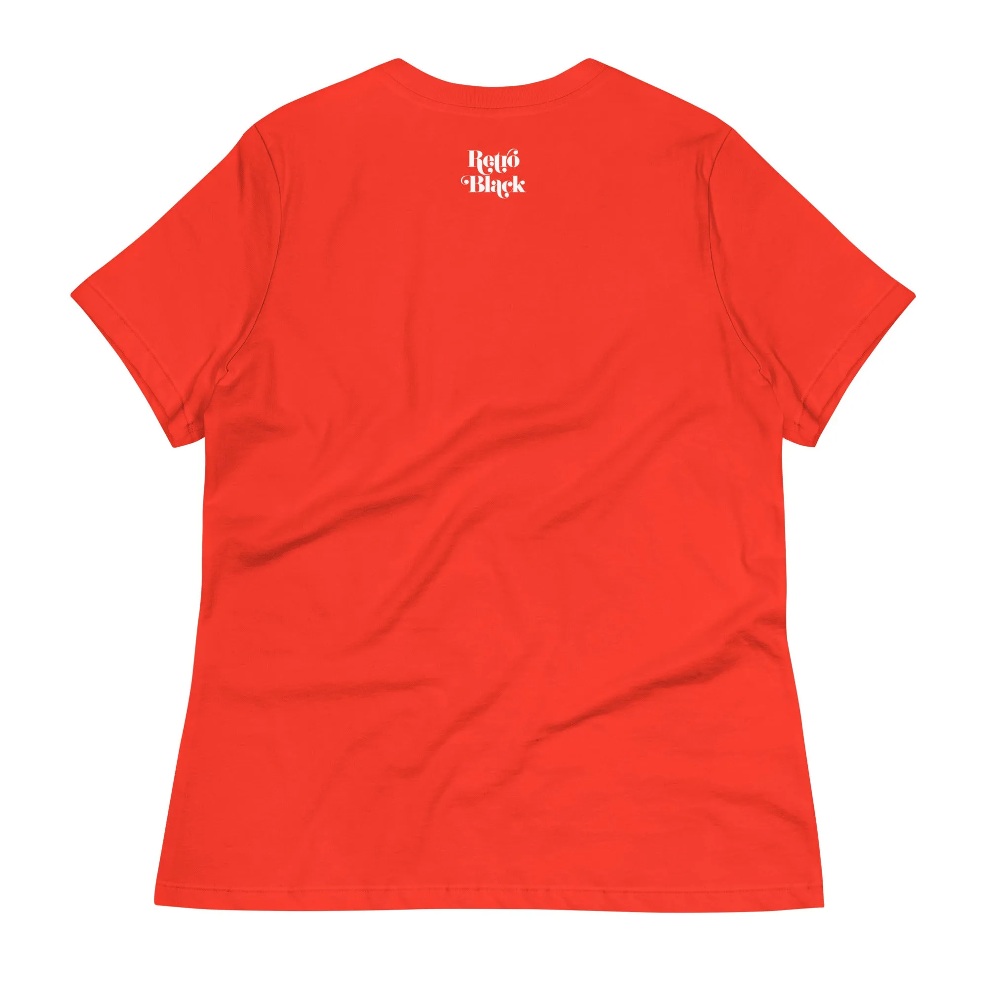 Retro Black Be Careful Who You Call Your Friends Women's Relaxed T-Shirt