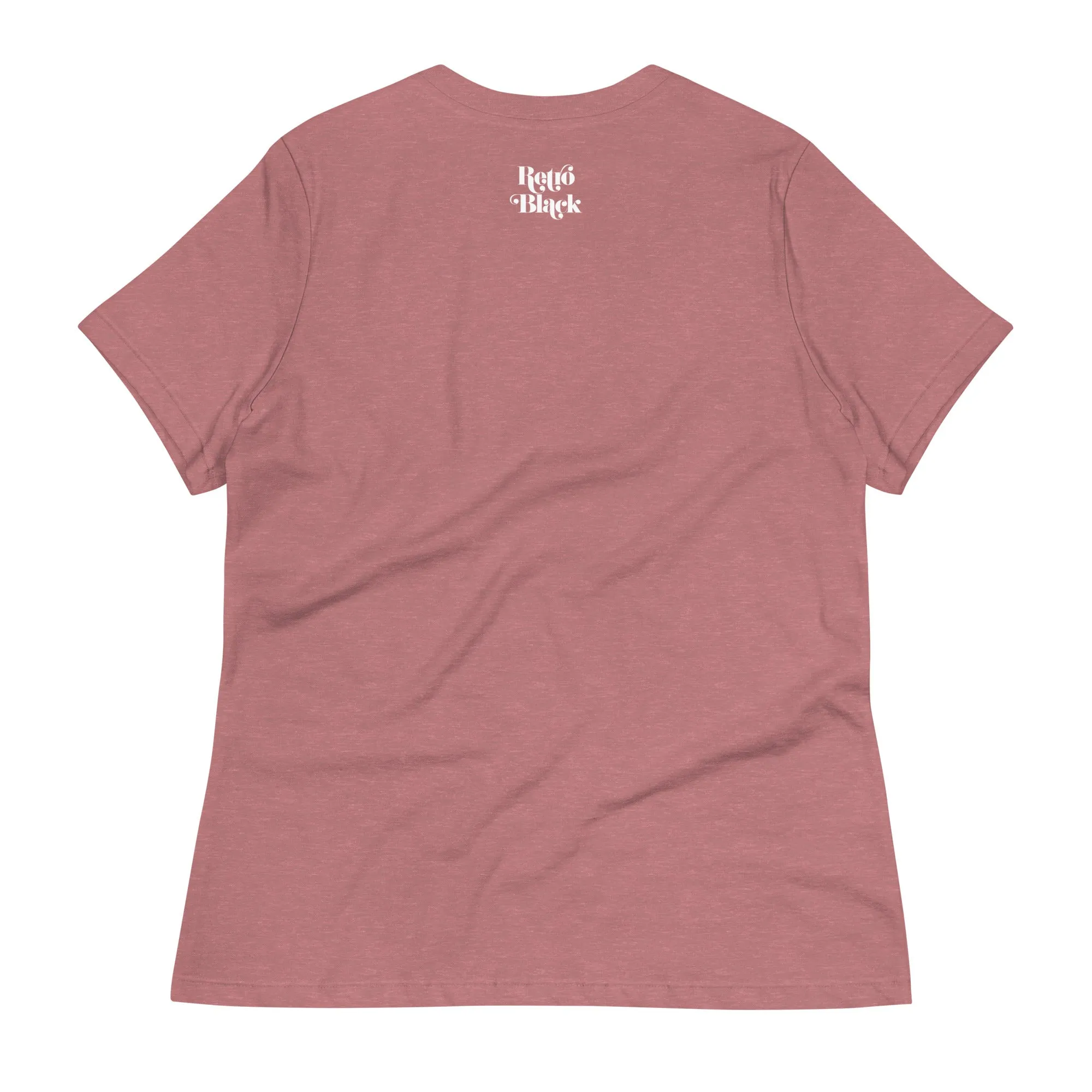 Retro Black Be Careful Who You Call Your Friends Women's Relaxed T-Shirt
