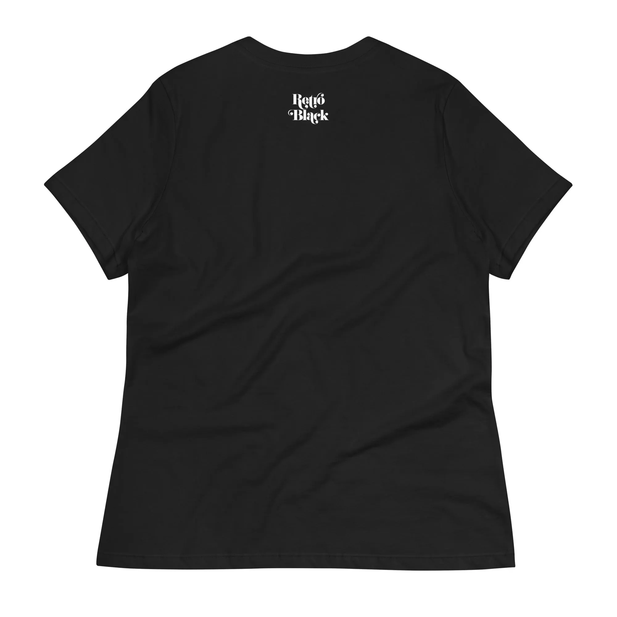 Retro Black Be Careful Who You Call Your Friends Women's Relaxed T-Shirt