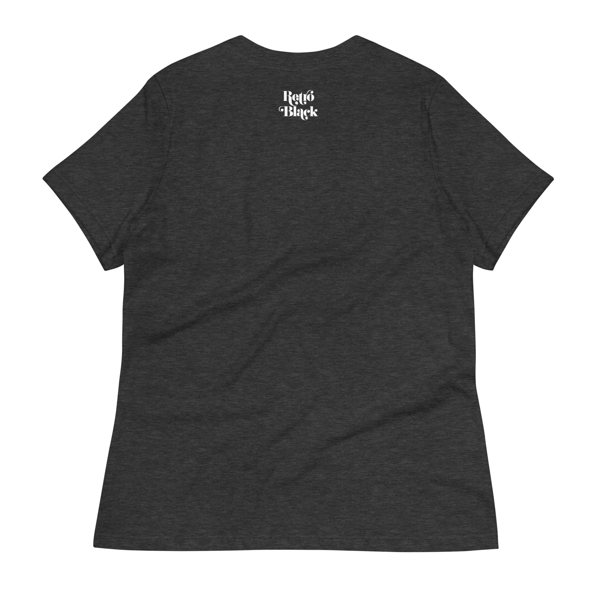 Retro Black Be Careful Who You Call Your Friends Women's Relaxed T-Shirt