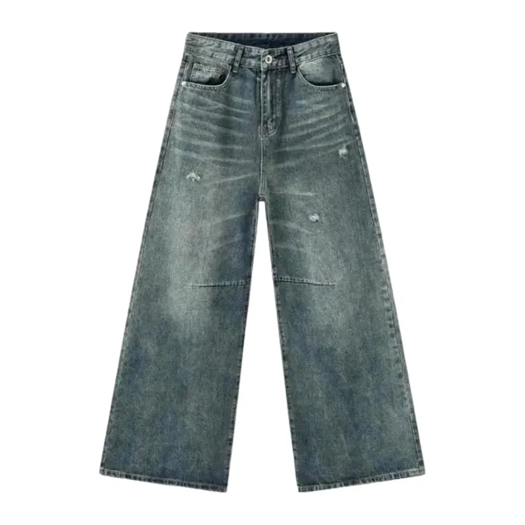 Sanded fashion men's jeans