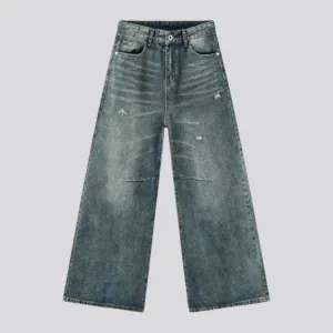 Sanded fashion men's jeans