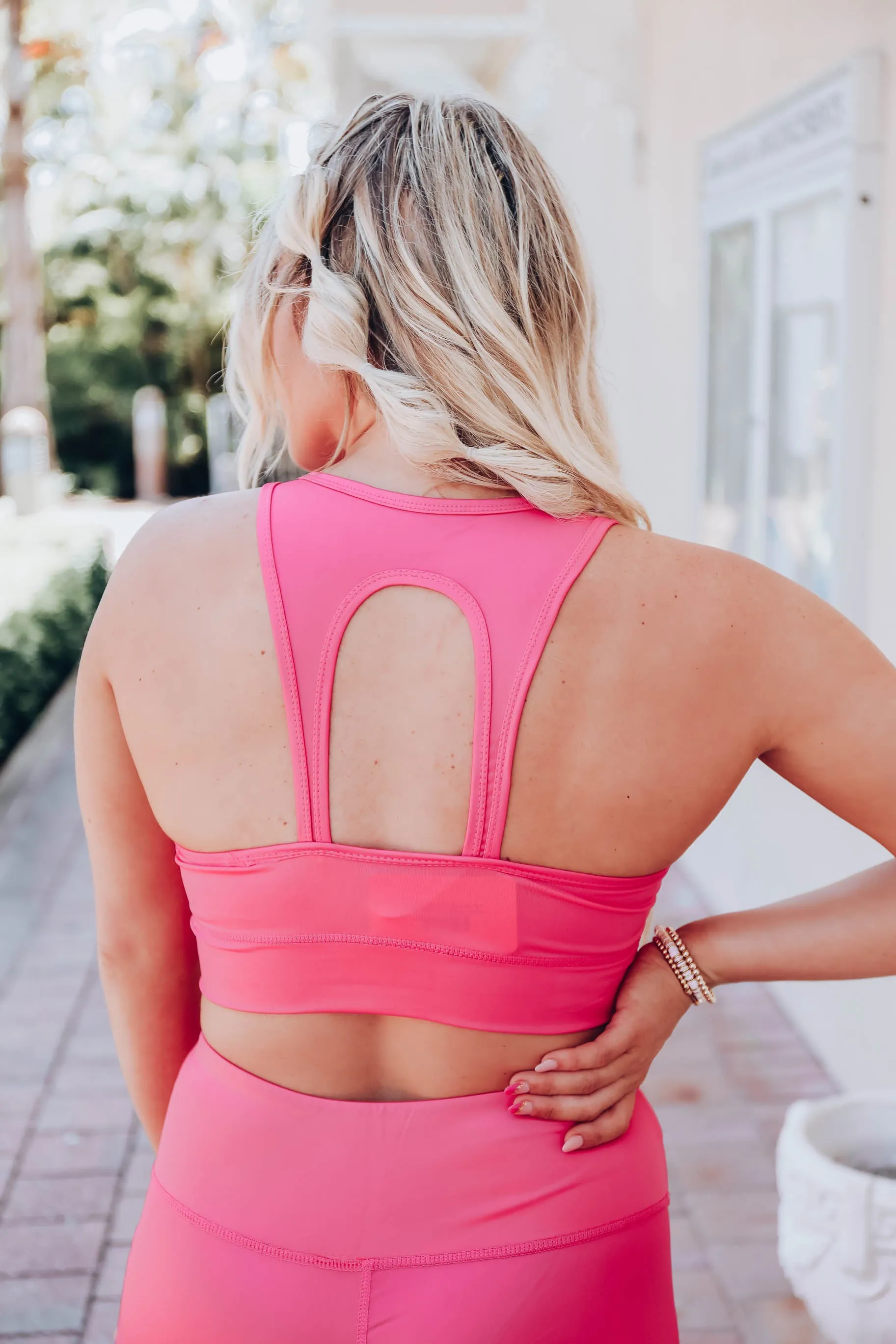 Shine Bright Biker Short Set - Pink