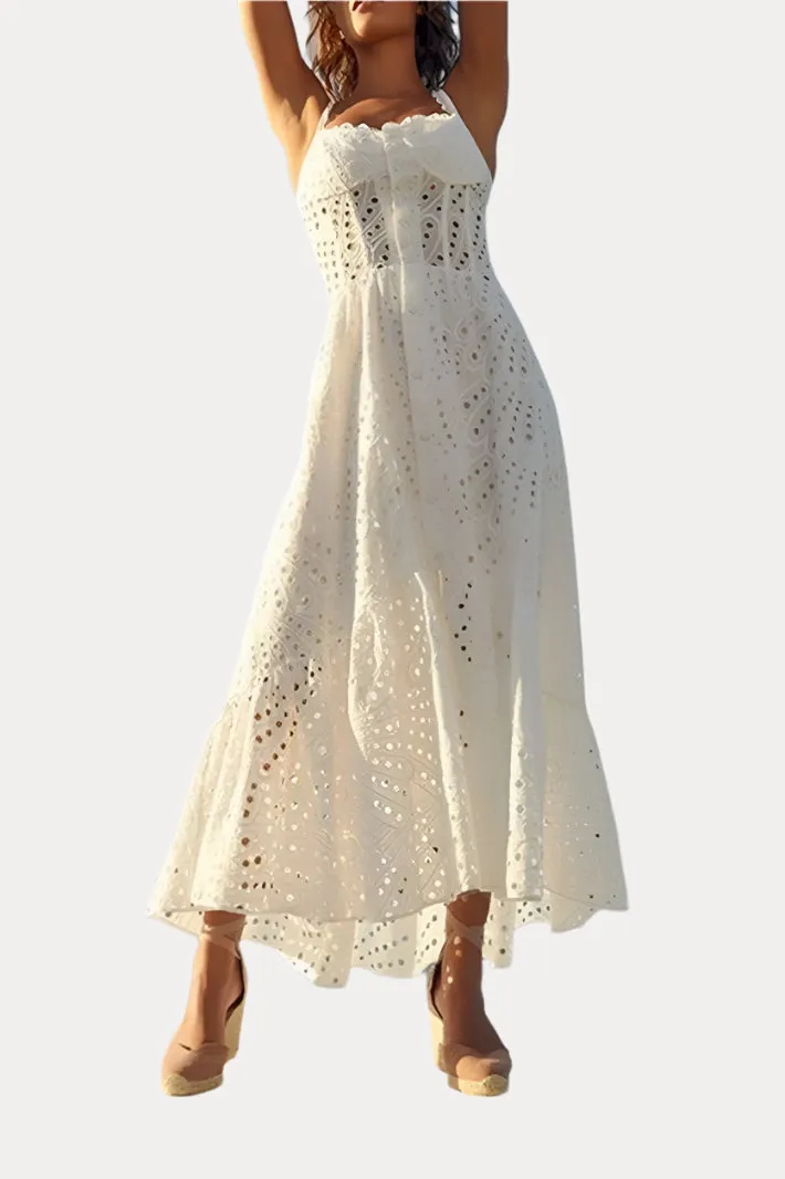Sling Irregular Fishtail Dress