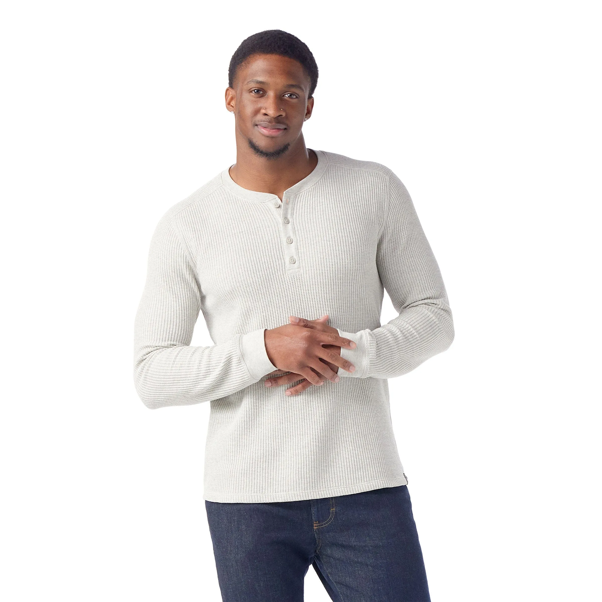 Smartwool Mens Waffle Long Sleeve Henley