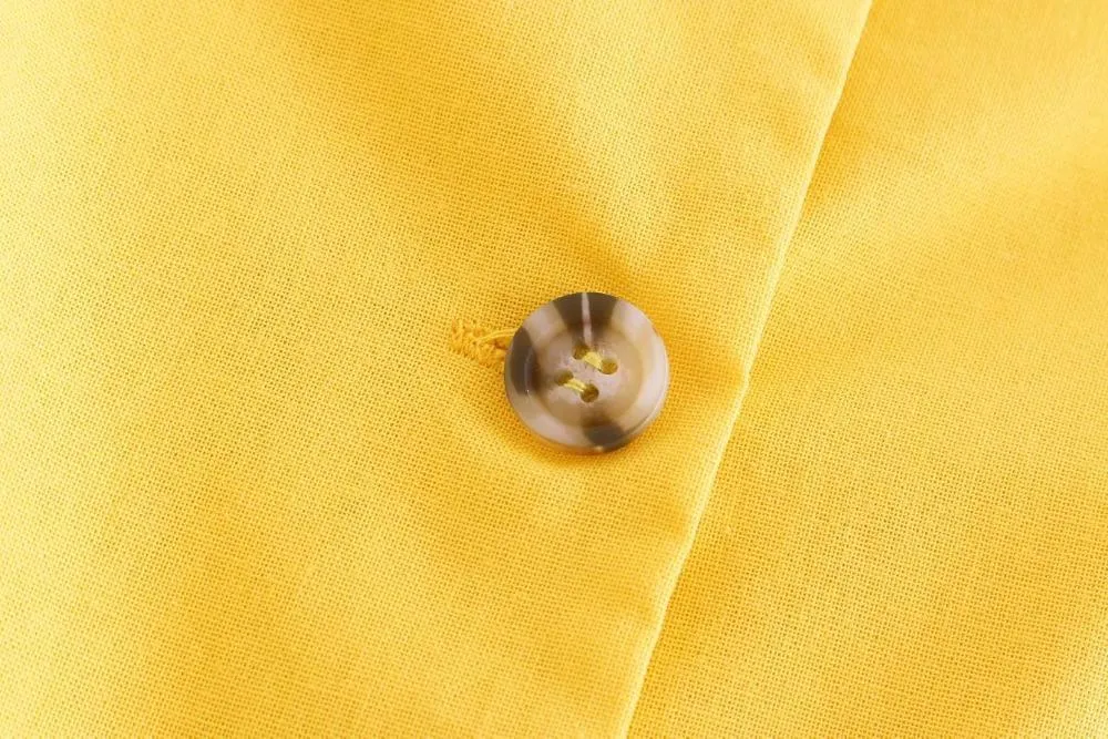Solid Button-Up Tank Top