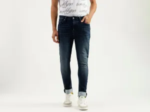Solid Pattern Carrot Fit Jeans