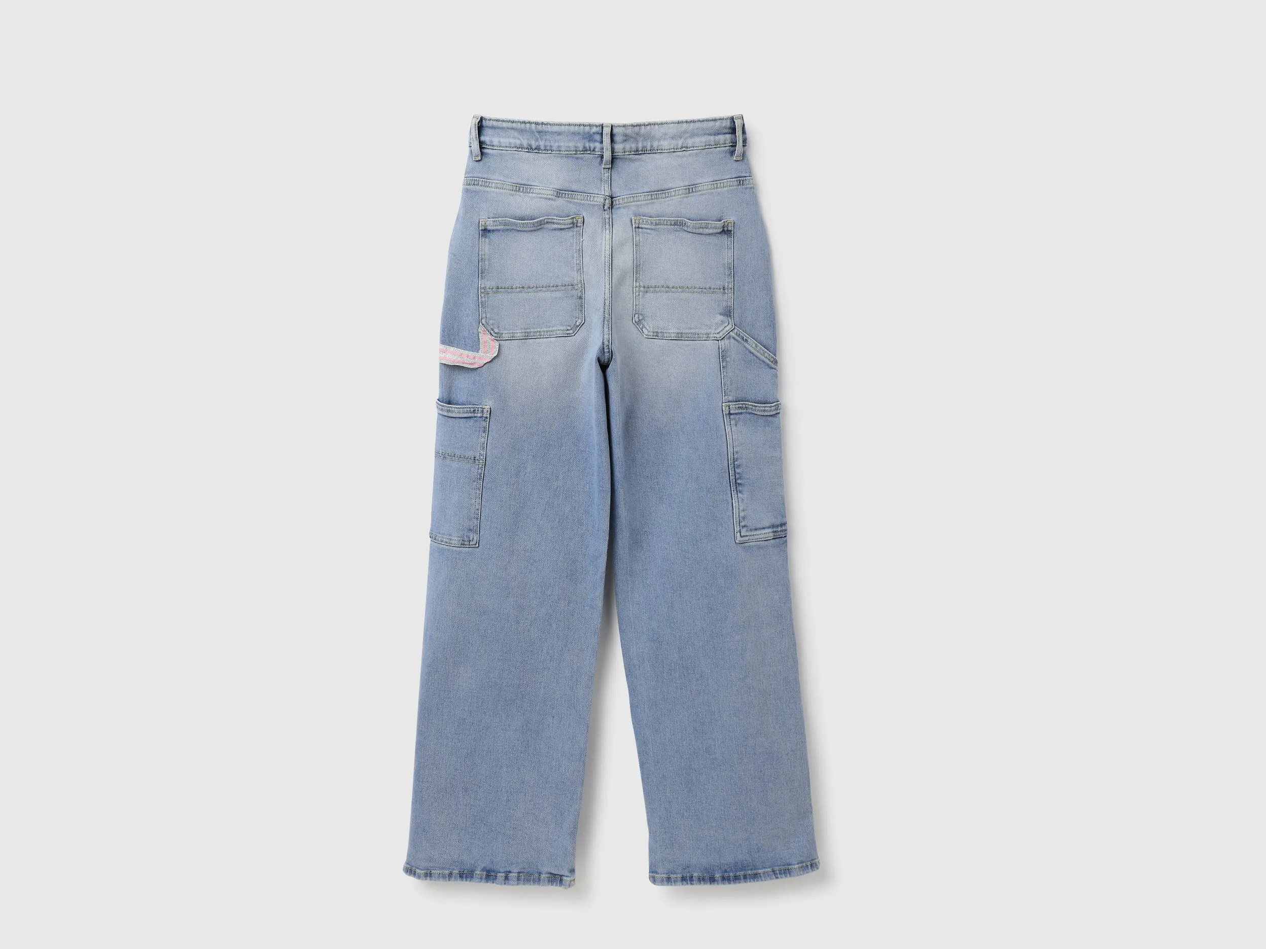 Solid Wide Leg Fit Jeans