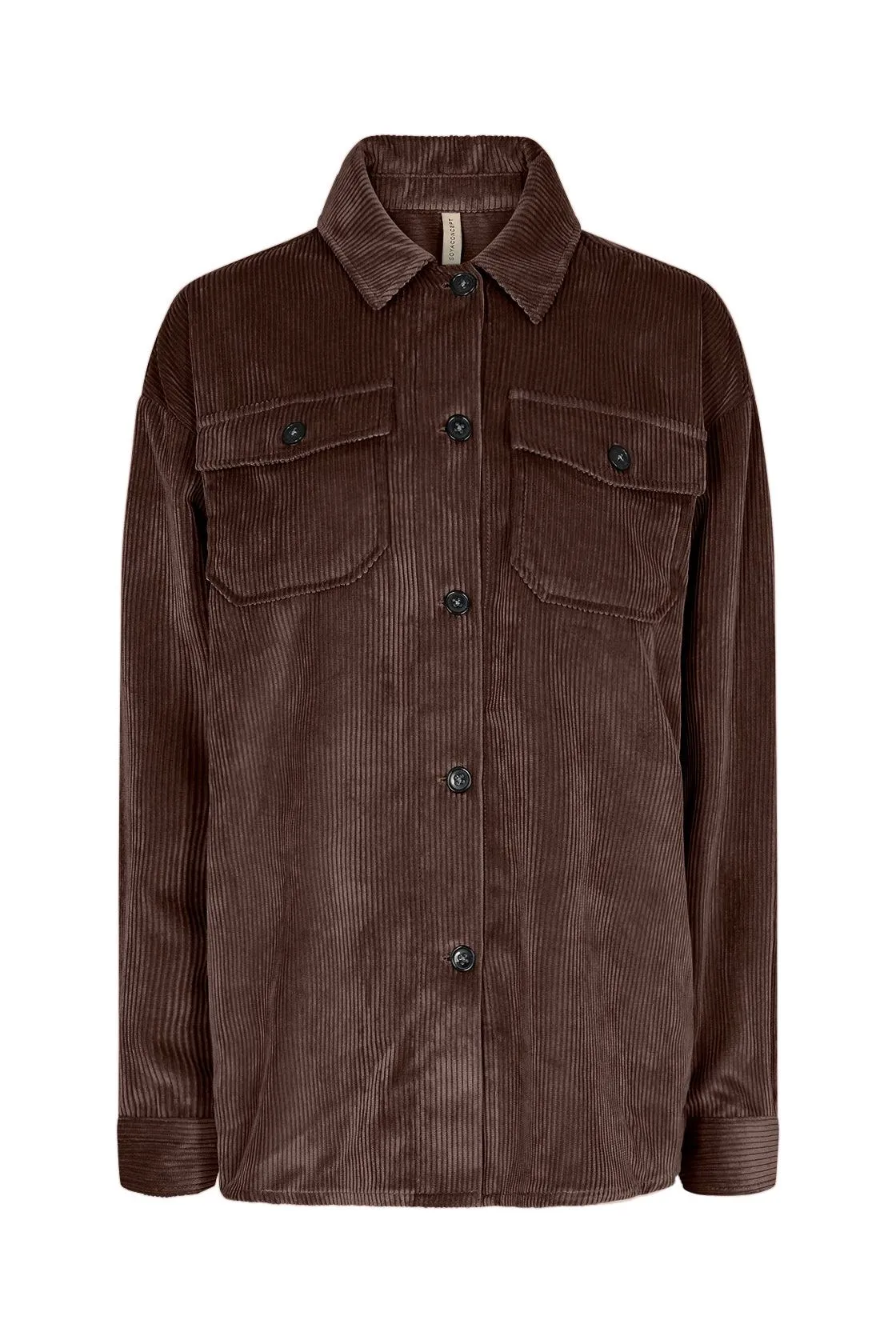 SoyaConcept - Bindi 11 - 18204 - Corduroy Shirt/Jacket - Coffee Bean