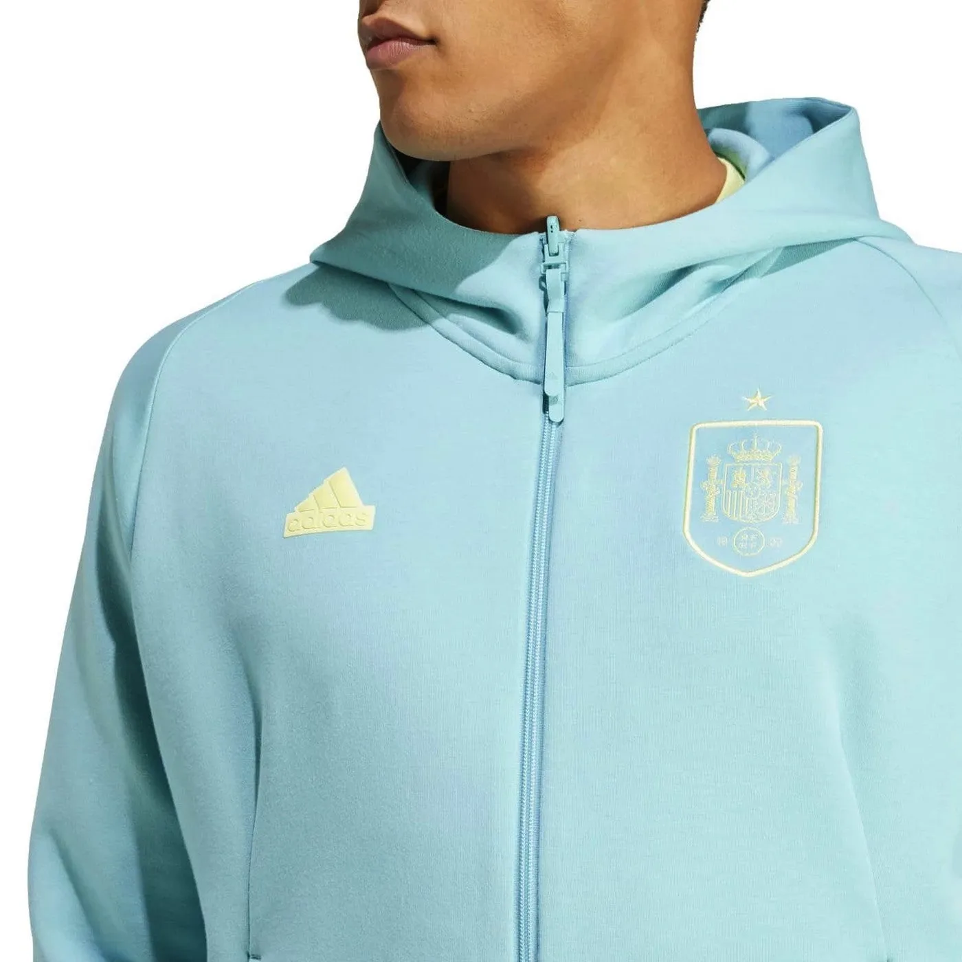 Spain Casual Travel hooded presentation tracksuit 2024/25 - Adidas