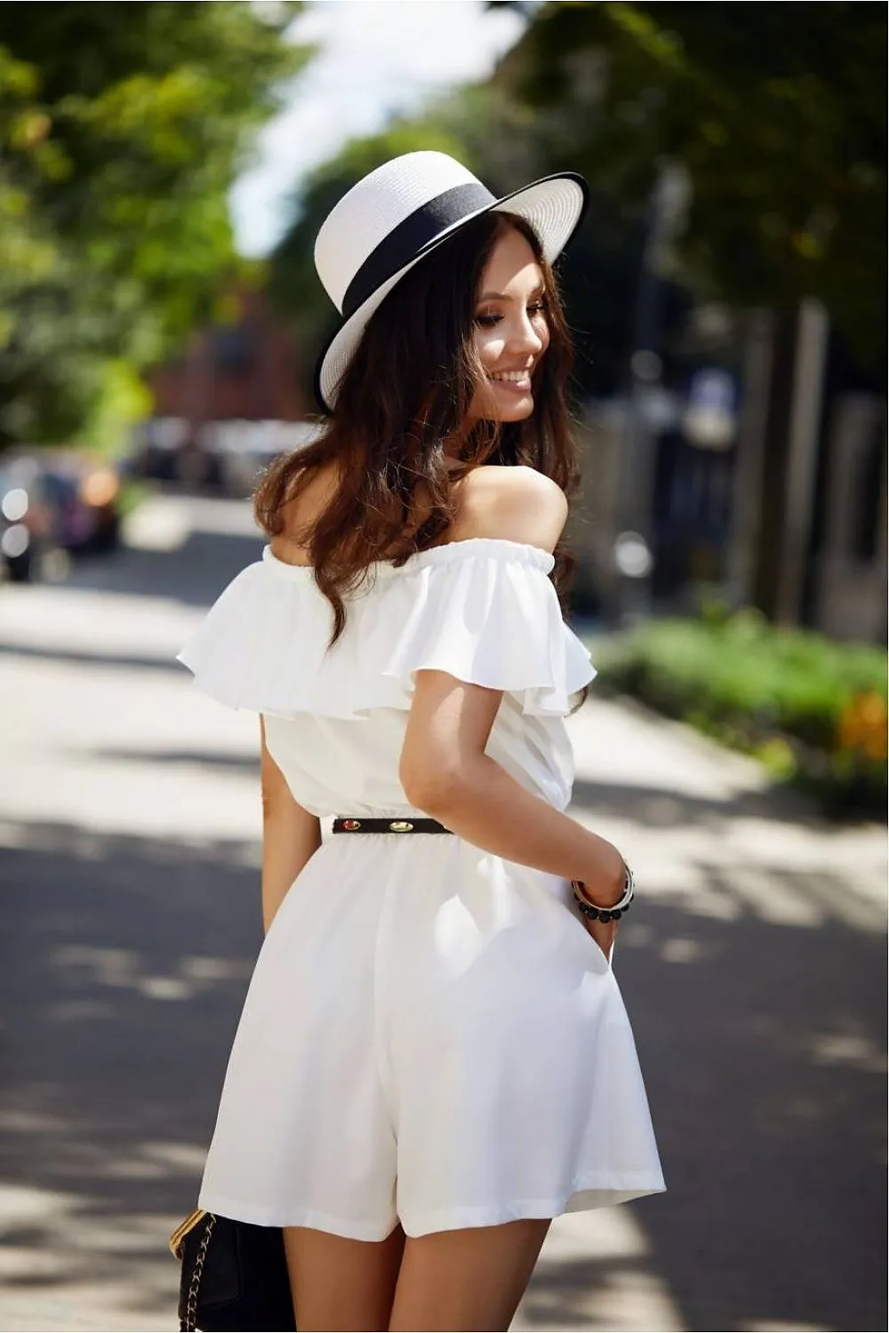 Spanish Ruffle Neck Jumpsuit